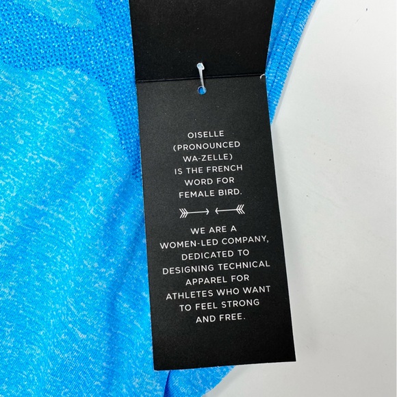 Oiselle Flyte Tank Top Size Small Bold Blue NWT Activewear Workout - Picture 9 of 12